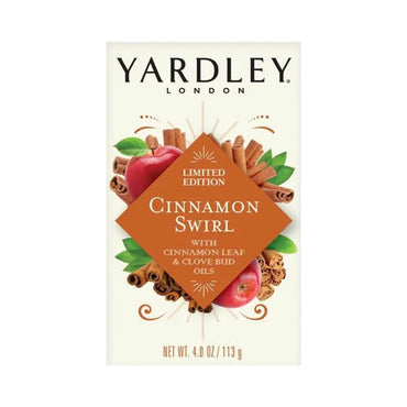 6 Pack - Yardley London Limited Edition Cinnamon Swirl Moisturizing Bath Bar 4oz