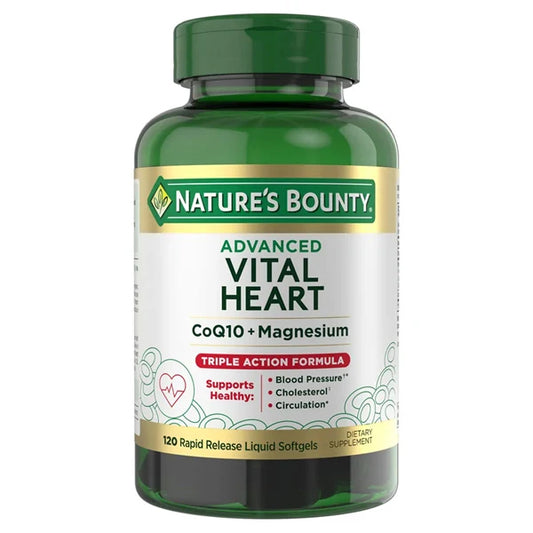 Nature's Bounty Advanced Triple Action Vital Heart 120 Softgels