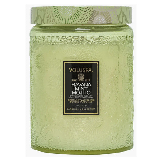 Voluspa Havana Mint Mojito Scented Candle 18oz Coconut Wax Blend