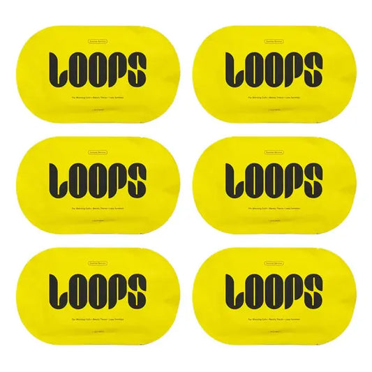 6 Pack - Loops Beauty Sunrise Service Brightening Hydrogel Face Mask Loops