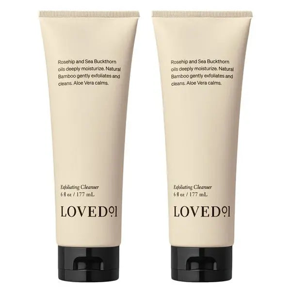 2 Pack - Loved 01 Deep Moisturizing Exfoliating Cleanser 6oz Loved 01
