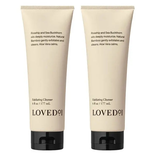 2 Pack - Loved 01 Deep Moisturizing Exfoliating Cleanser 6oz Loved 01