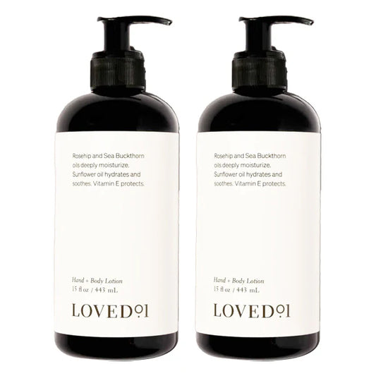 2 Pack - Loved01 Deep Hydration Hand + Body Lotion 15oz