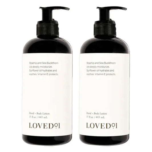 2 Pack - Loved01 Deep Hydration Hand + Body Lotion 15oz Loved 01
