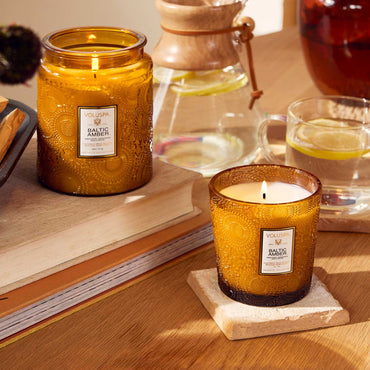 Voluspa Baltic Amber Scented Candle 18oz Coconut Wax Blend