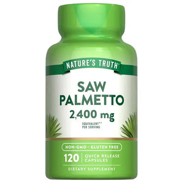 2 Pack - Nature's Truth Saw Palmetto Extract 2400mg 120 Capsules Each Nature's Truth