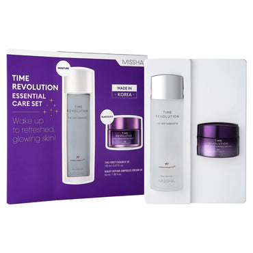 Missha Time Revolution 5X Essential Care Set 5.07 Oz Essence & 1.69 Oz Cream