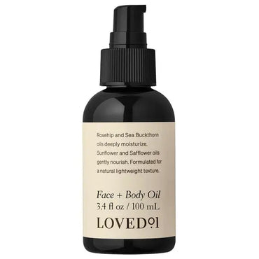 3 Pack - Loved 01 Face + Body Oil with Rosehip & Sea Buckthorn 3.4oz Loved 01