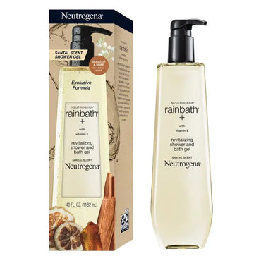 2 Pack - Neutrogena Rainbath Shower & Bath Gel Santal Scent 40oz Neutrogena