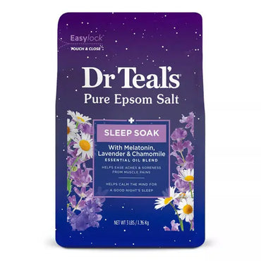 3 Pack - Dr Teal's Epsom Salt Magnesium Sleep Soak 3lb Each Dr Teal's