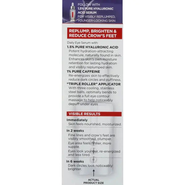 2 Pack - L'Oréal Revitalift Derm Intensives Brightening Eye Serum 0.67oz L'Oreal