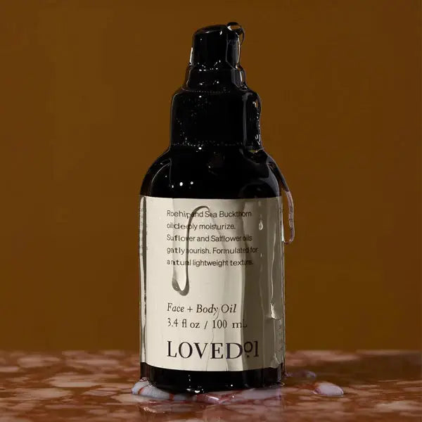3 Pack - Loved 01 Face + Body Oil with Rosehip & Sea Buckthorn 3.4oz Loved 01