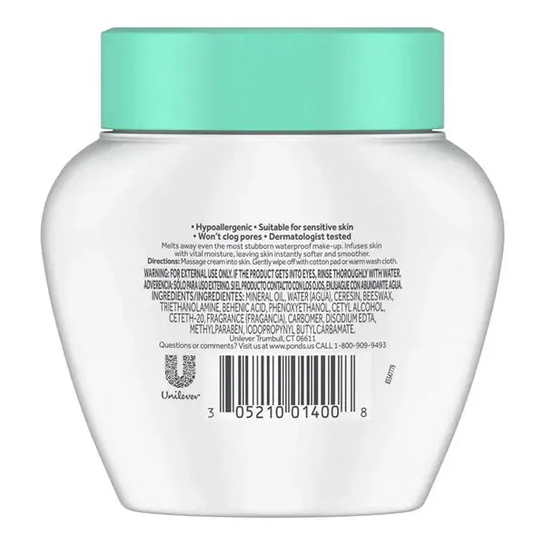 3 Pack - Pond's Cold Cream Cleanser & Make-Up Remover 6.1 oz Pond's