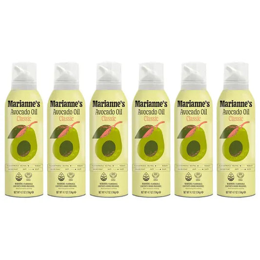 6 Pack - 100% Pure Avocado Oil Cooking Spray 4.7oz Marianne's