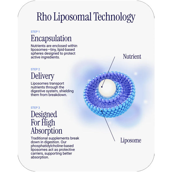 Rho Nutrition Liposomal Creatine Monohydrate - Athletic & Cognitive Performance