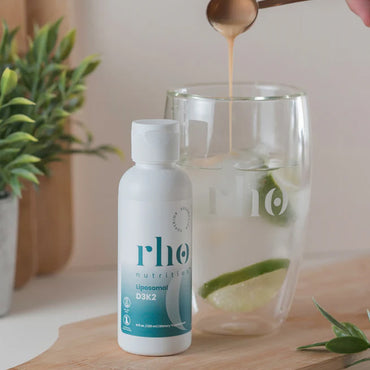 Rho Nutrition Liposomal D3K2 High Absorption Liquid Vitamins D3 & K2 4oz