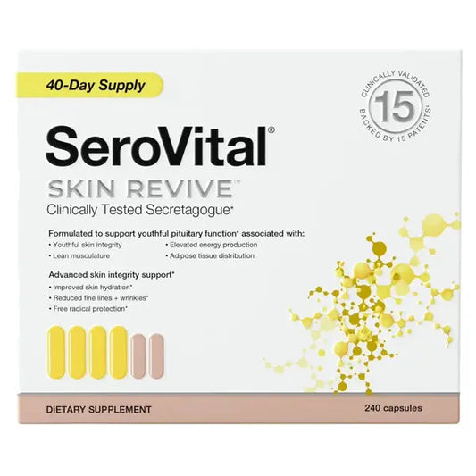 SeroVital Skin Revive Supplement for Women - 240 Capsules, 40 Day Supply SeroVital