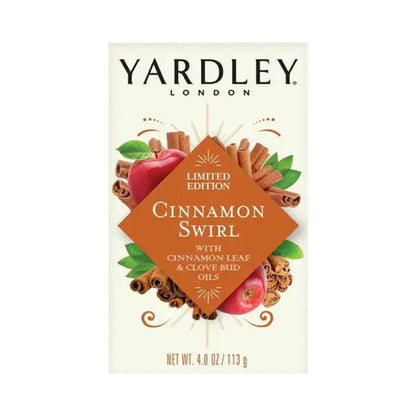 6 Pack - Yardley London Limited Edition Cinnamon Swirl Moisturizing Bath Bar 4oz Yardley