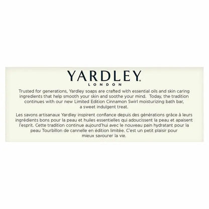 6 Pack - Yardley London Limited Edition Cinnamon Swirl Moisturizing Bath Bar 4oz Yardley
