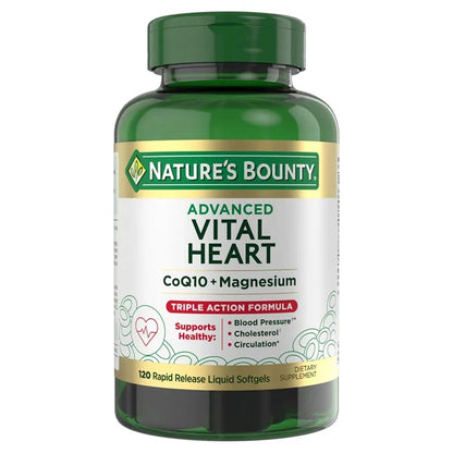 Nature's Bounty Advanced Triple Action Vital Heart 120 Softgels