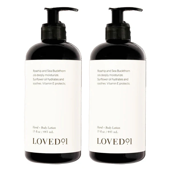 2 Pack - Loved01 Deep Hydration Hand + Body Lotion 15oz
