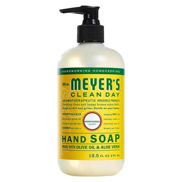 6 Pack - MRS. MEYER'S CLEAN DAY Hand Soap Honeysuckle Scent 12.5oz Mrs. Meyer's
