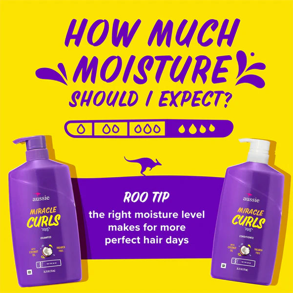 Aussie Miracle Curls Shampoo and Conditioner Dual Pack 26.2 oz
