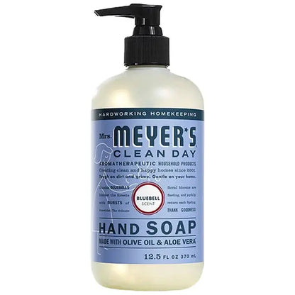 6 Pack - MRS. MEYER'S CLEAN DAY Hand Soap Bluebell Scent 12.5oz Mrs. Meyer's