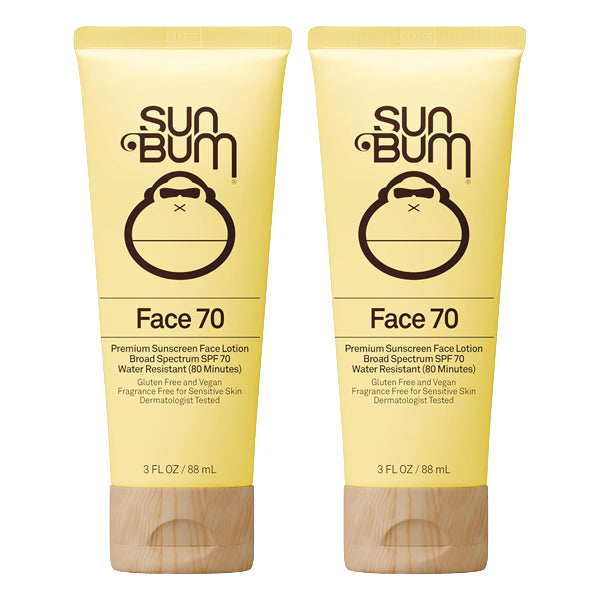 2 Pack - Sun Bum Original SPF 70 Broad Spectrum Sunscreen Face Lotion 3oz