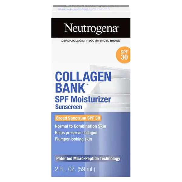 2 Pack - Neutrogena Collagen Bank Daily Face Moisturizer SPF 30 2oz Neutrogena