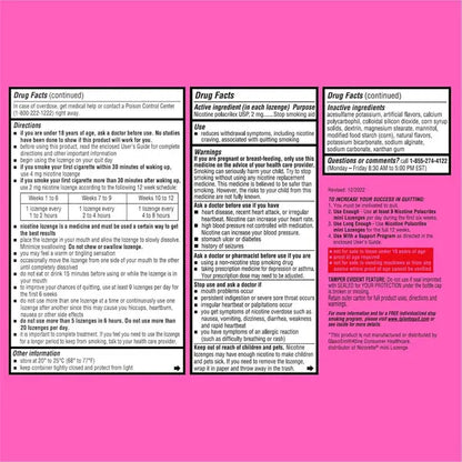 2 Pack - Blip Mint Nicotine Smoking Cessation Lozenge 2mg 27 Count Blip