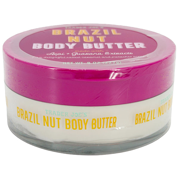 2 Pack - Trader Joe's Brazil Nut Body Butter Made With Acai 8oz Trader Joe's