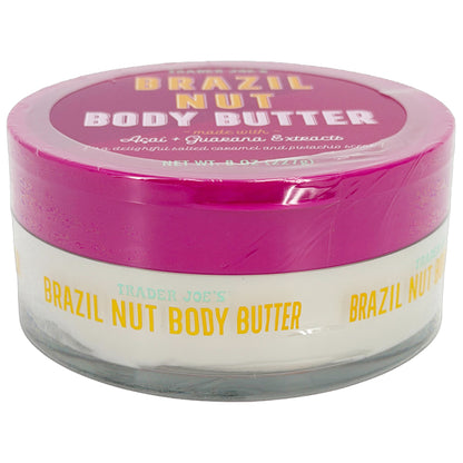 2 Pack - Trader Joe's Brazil Nut Body Butter Made With Acai 8oz Trader Joe's