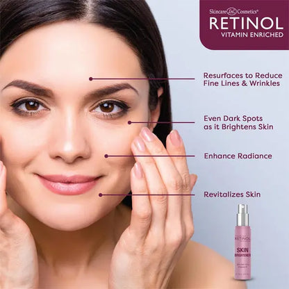 2 Pack - Skincare Cosmetics Retinol Vitamin Enriched Skin Brightener 1oz Skincare Cosmetics
