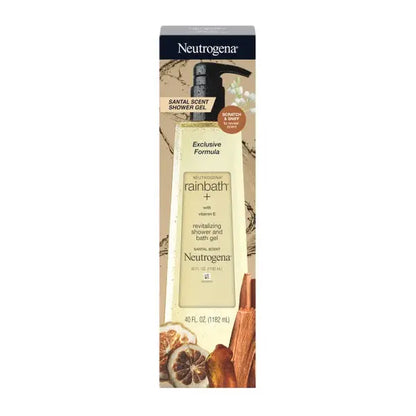 2 Pack - Neutrogena Rainbath Shower & Bath Gel Santal Scent 40oz Neutrogena