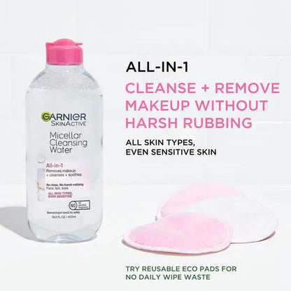 2 Pack - Garnier SkinActive Micellar Cleanser & Makeup Remover 23.7oz Garnier