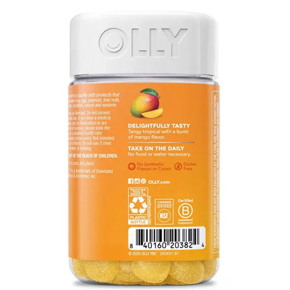 2 Pack - OLLY Probiotic Immune and Digestive Gummy Mango Sunrise 120 Count OLLY