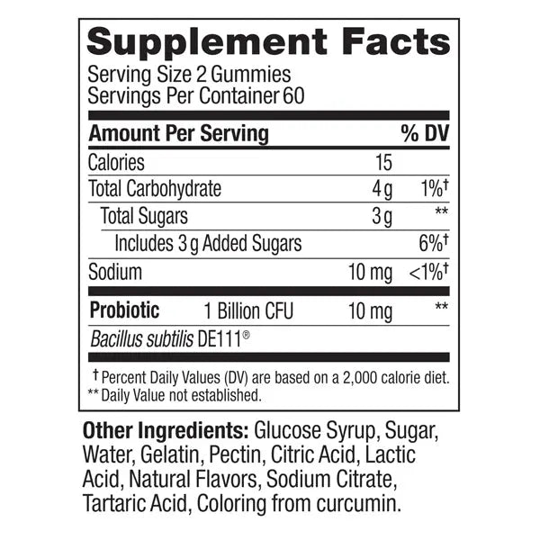 2 Pack - OLLY Probiotic Immune and Digestive Gummy Mango Sunrise 120 Count OLLY