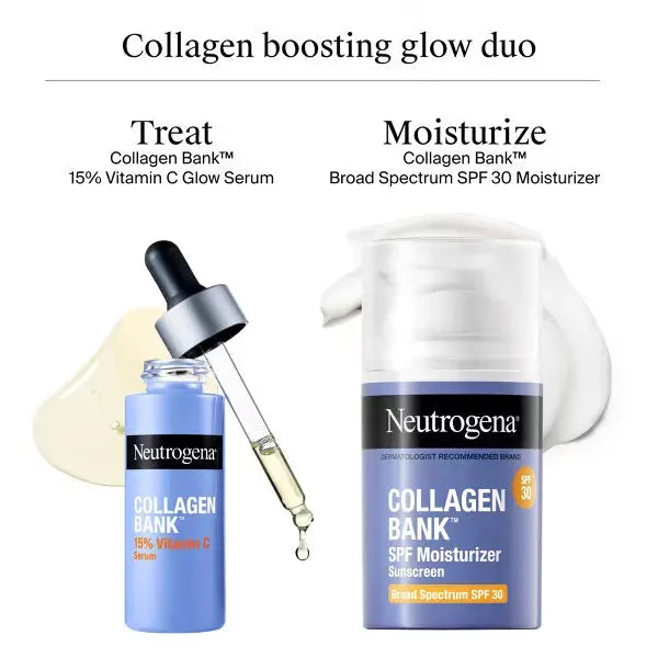 2 Pack - Neutrogena Collagen Bank Daily Face Moisturizer SPF 30 2oz Neutrogena