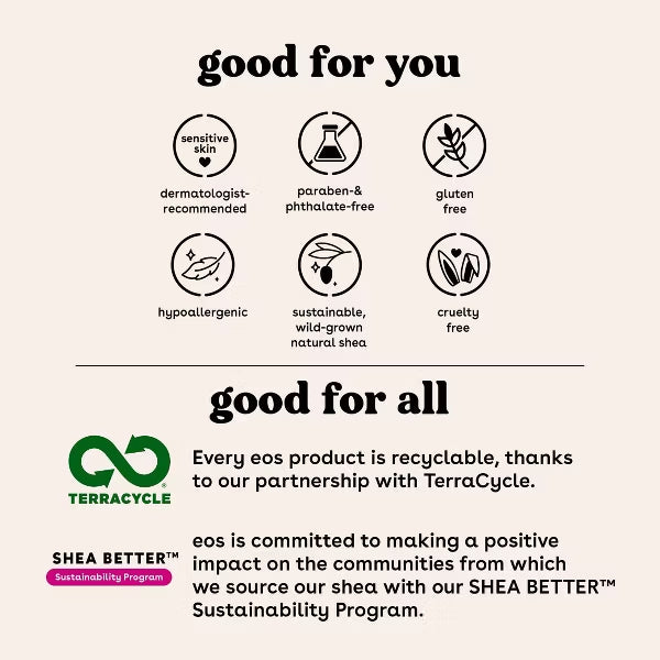 2 Pack - eos 100% Natural Shea Lip Balm Variety Pack Fruity 0.56oz 4 Count