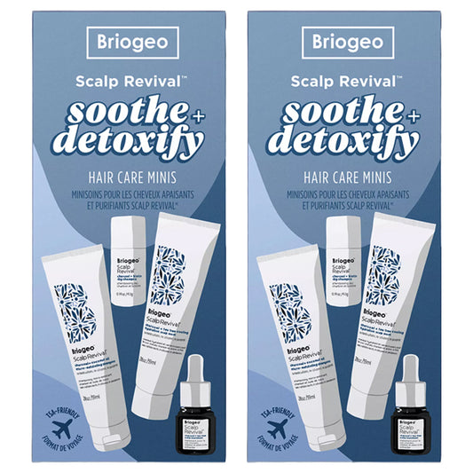 2 Pack - Briogeo Scalp Revival Soothe + Detoxify Hair Care Minis