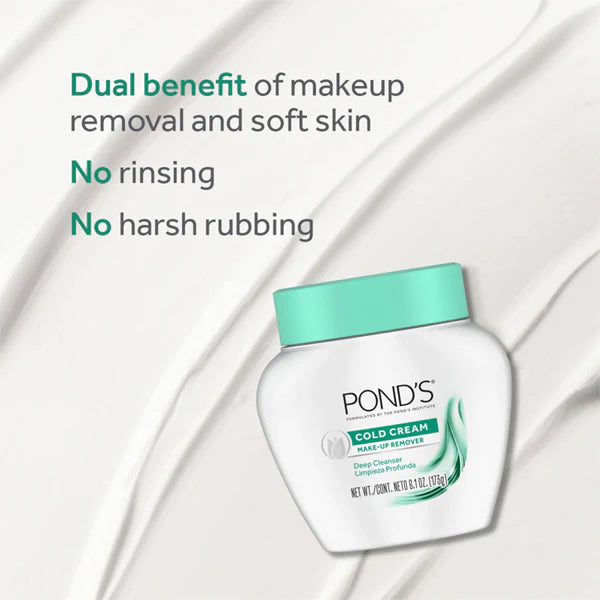 3 Pack - Pond's Cold Cream Cleanser & Make-Up Remover 6.1 oz