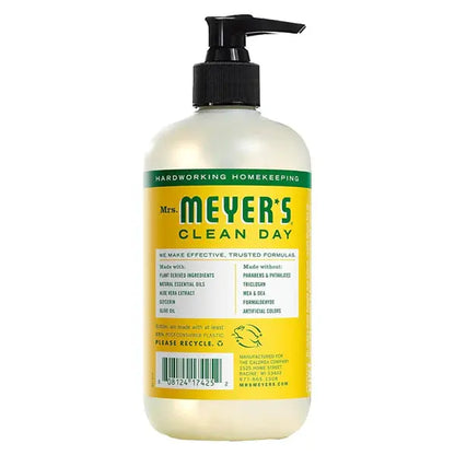 6 Pack - MRS. MEYER'S CLEAN DAY Hand Soap Honeysuckle Scent 12.5oz Mrs. Meyer's