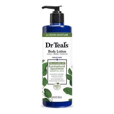 3 Pack - Dr Teal's Eucalyptus & Spearmint Body Lotion, 18oz