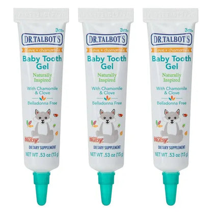 3 Pack - Dr. Talbot's Naturally Inspired Baby Tooth Gel for Sore Gums 0.53oz Dr. Talbot's