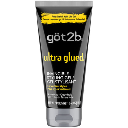 3 Pack - got2b Ultra Glued Invincible Extra Strong Hold Hair Gel 6oz