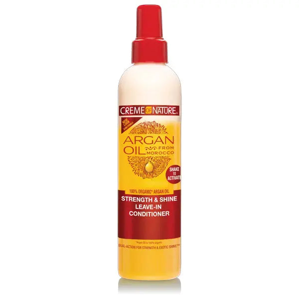 3 Pack - Creme of Nature Argan Oil Strength & Shine Leave-in Conditioner 8.4oz Creme of Nature