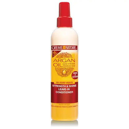 3 Pack - Creme of Nature Argan Oil Strength & Shine Leave-in Conditioner 8.4oz Creme of Nature