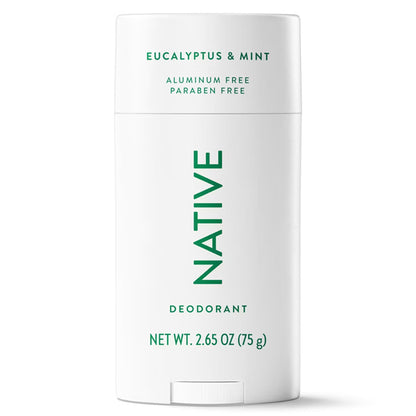 3 Pack - Native Aluminum Free Solid Deodorant Eucalyptus & Mint 2.65oz