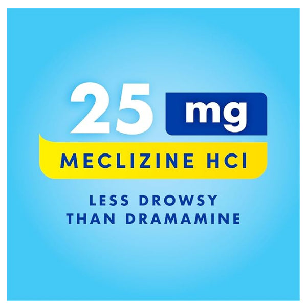 3 Pack - Bonine Non Drowsy Motion Sickness Relief Raspberry 48 Count